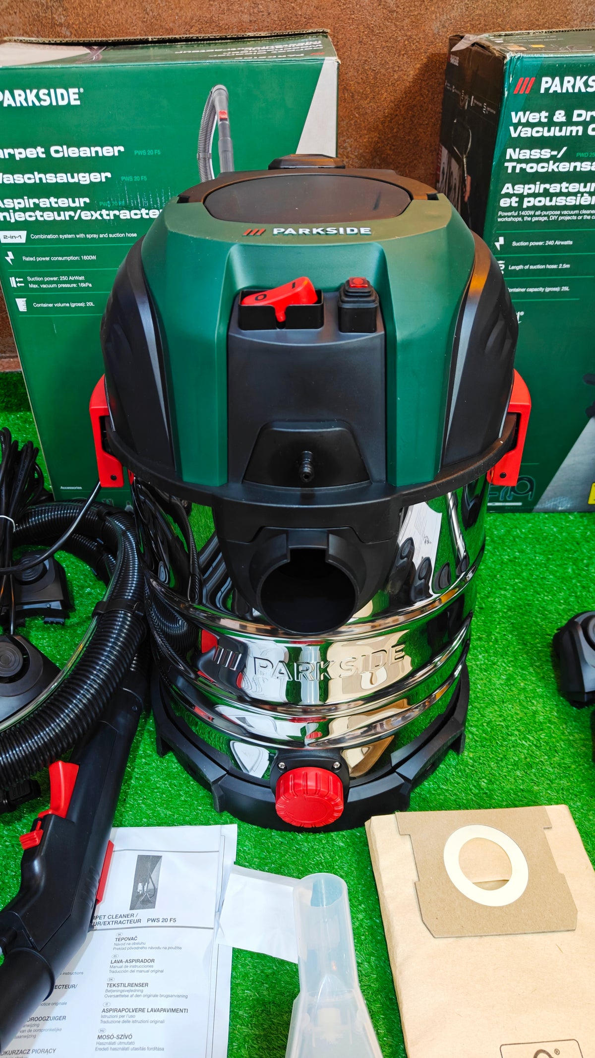 Aspirateur lifting eau et poussière