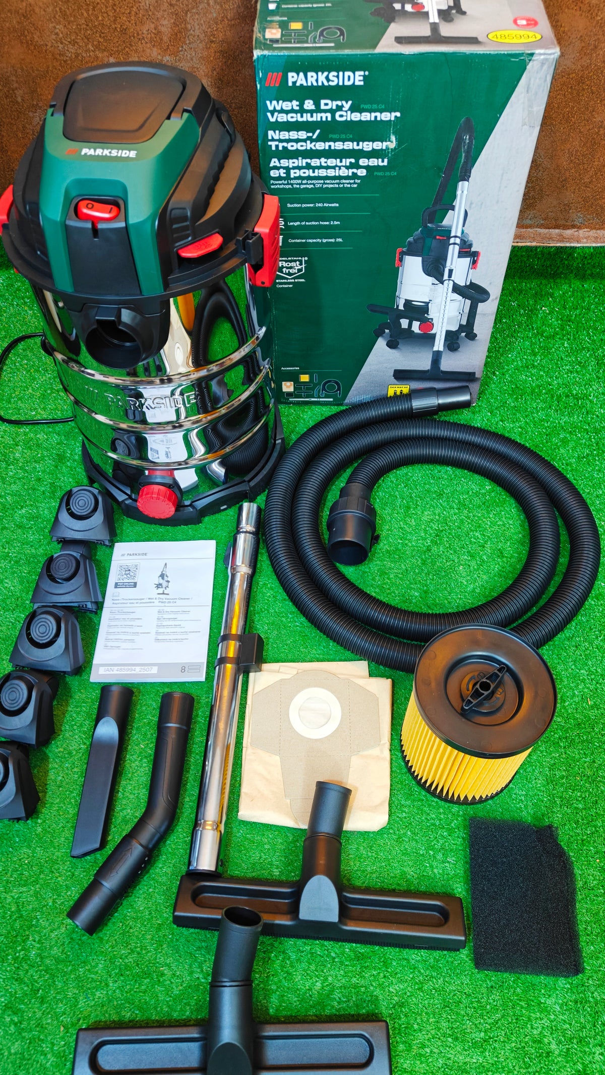 Aspirateur Eau & Poussière PARKSIDE  PWD C4