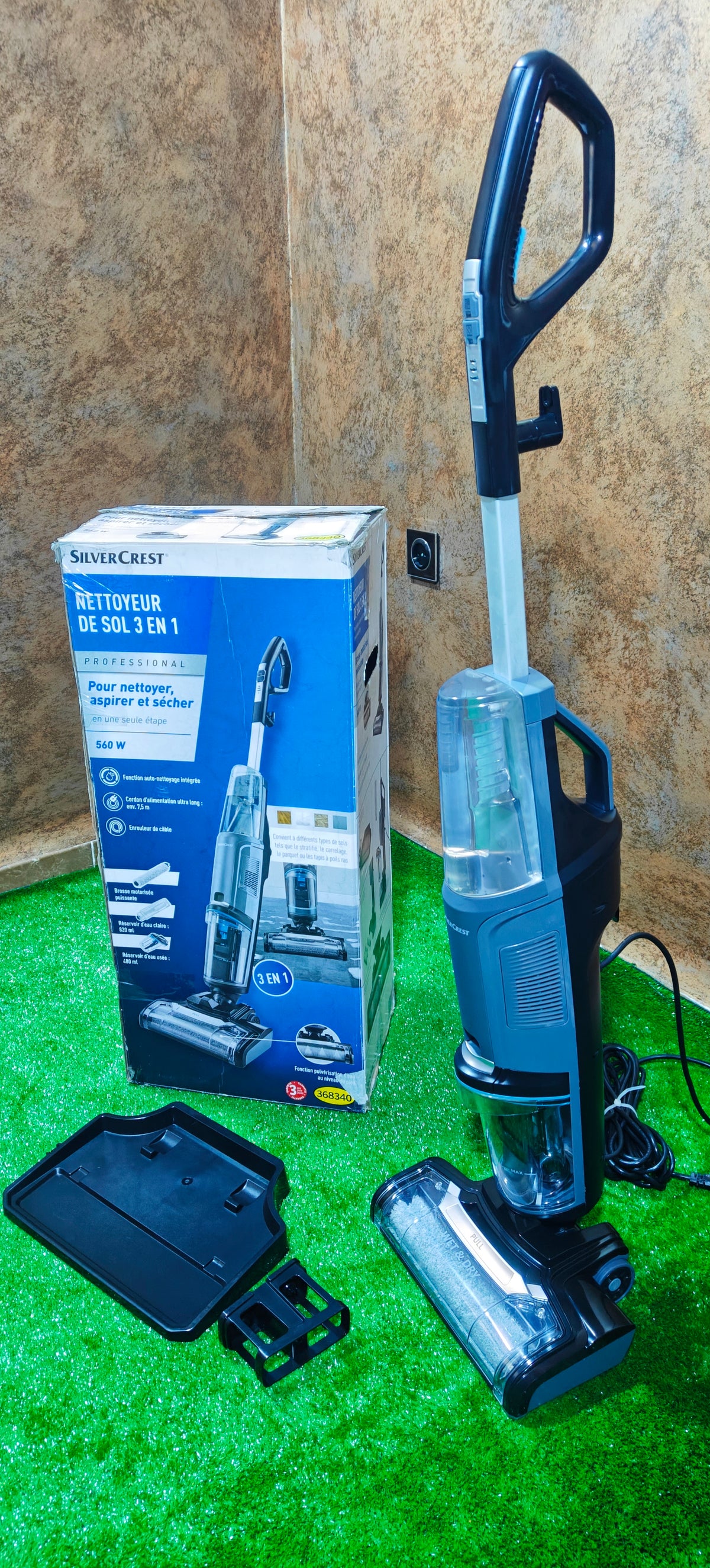 Aspirateur Laveur SilverCrest 3-en-1
