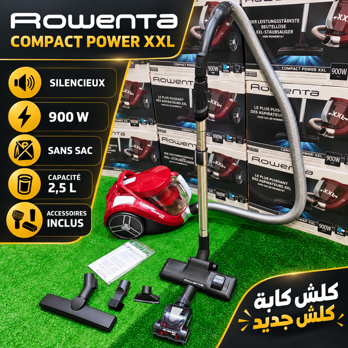 Aspirateur Rowenta XXL silencieux