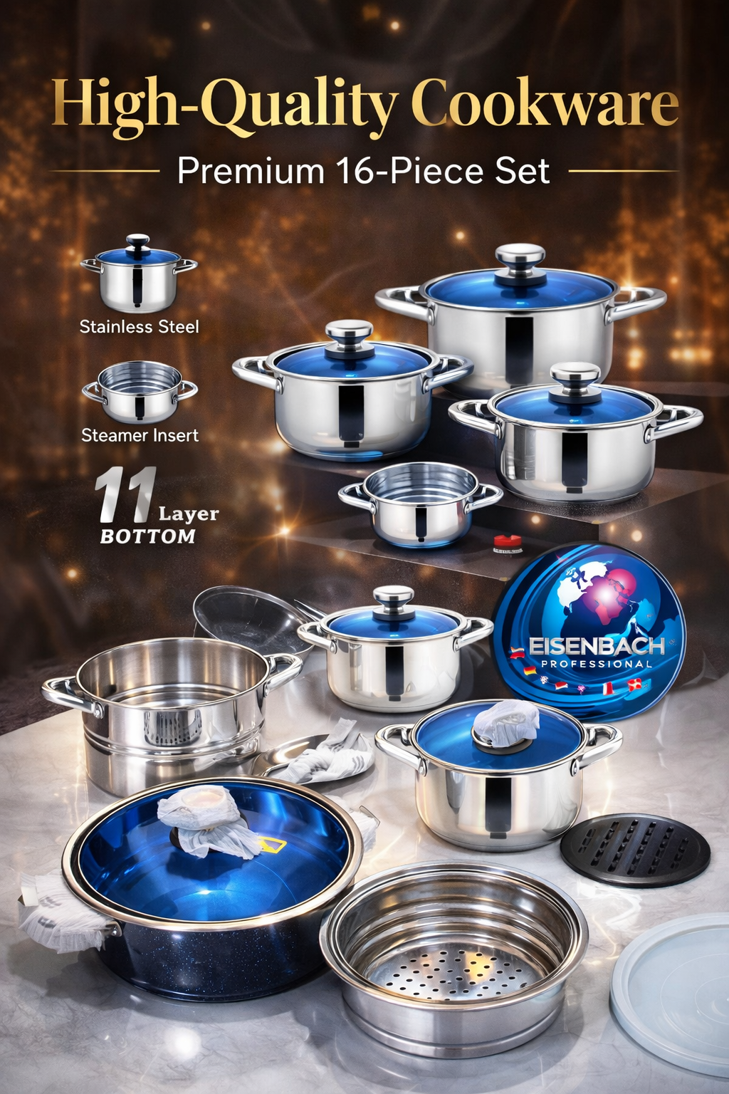 Batterie de Cuisine EISENBACH Professional